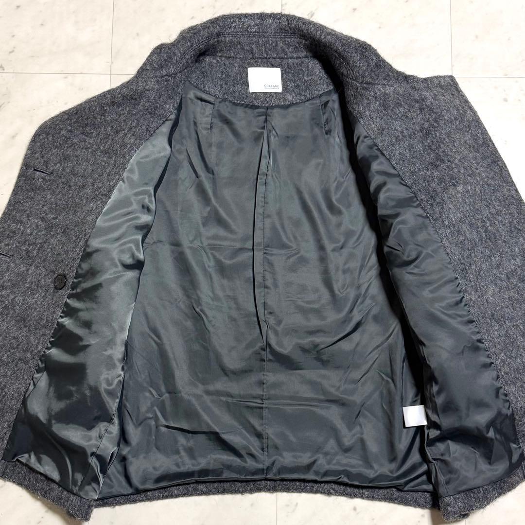 COLLAGE GALLARDAGALANTE シャギーコート ウール F