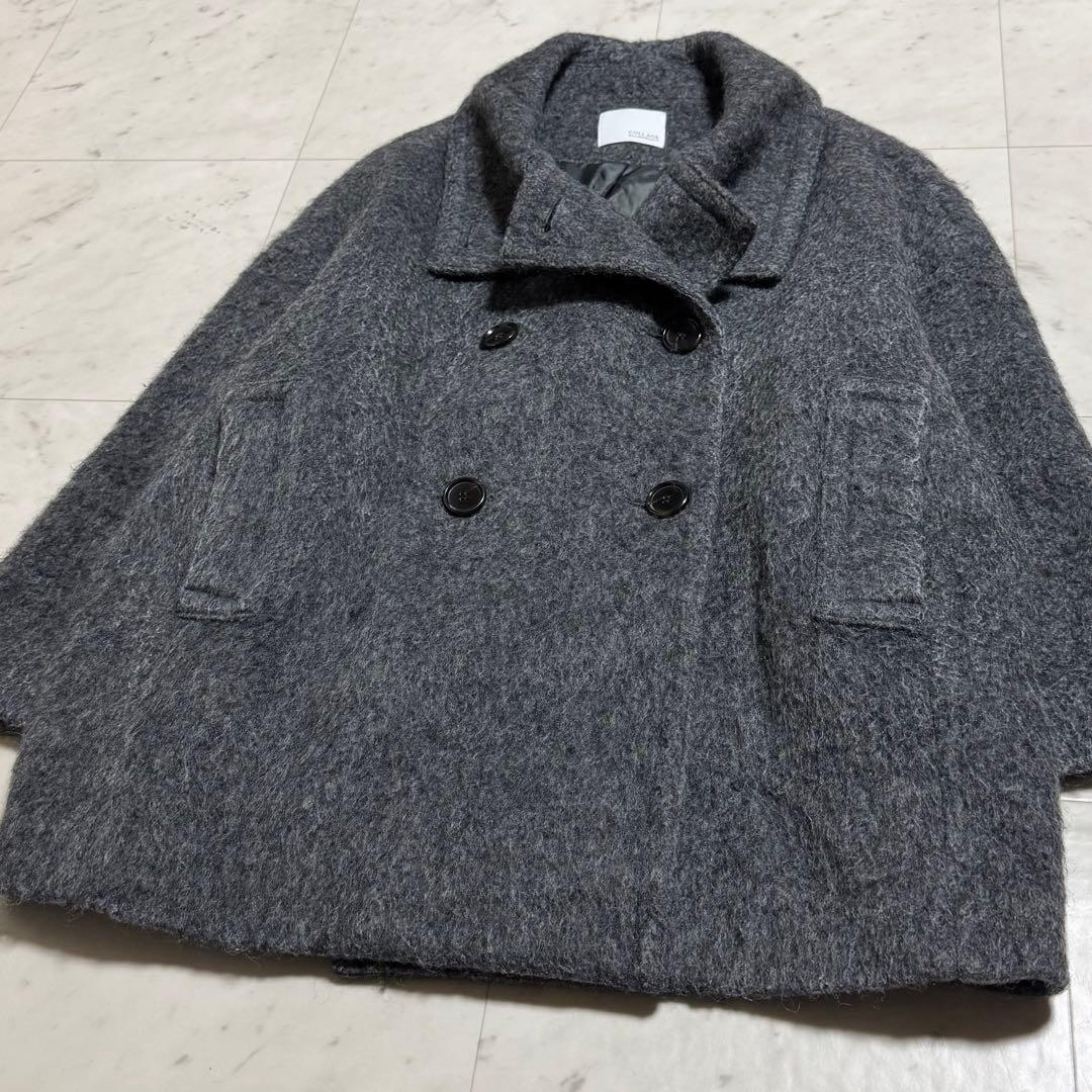 COLLAGE GALLARDAGALANTE シャギーコート ウール F