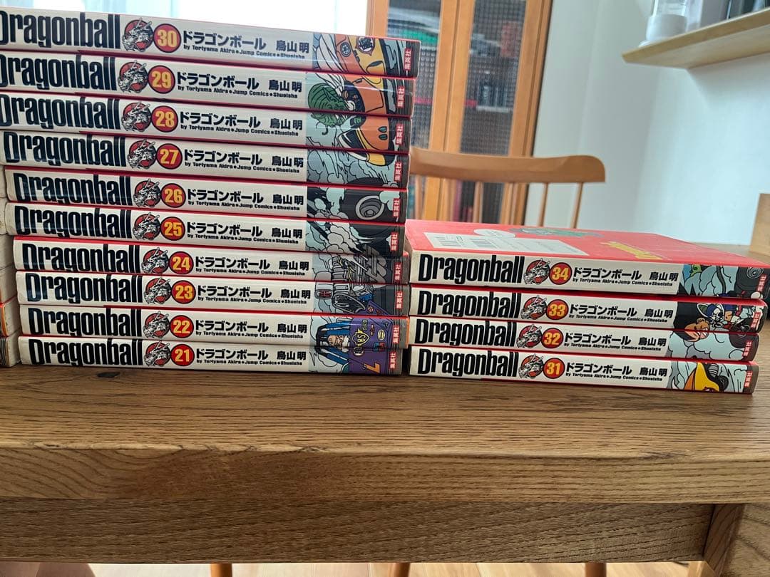 ドラゴンボール 愛蔵版 全巻セット 初版本33冊　当時のチラシ付き