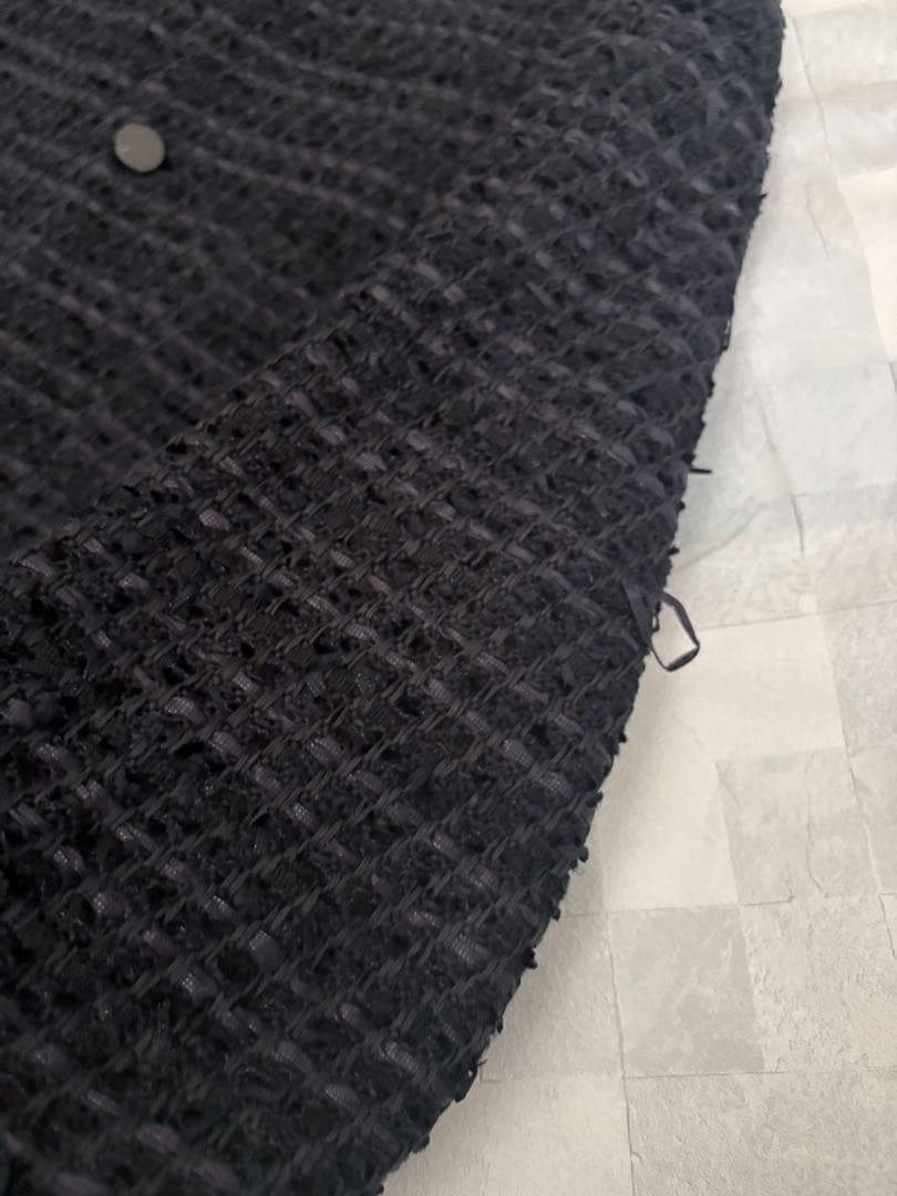 COOHEM ツイードジャケット ニットジャケット XL ネイビー