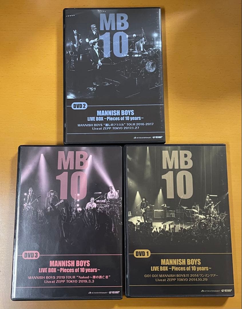 【DVD】MANNISH BOYS LIVE BOX 完売品　斉藤和義　中村達也