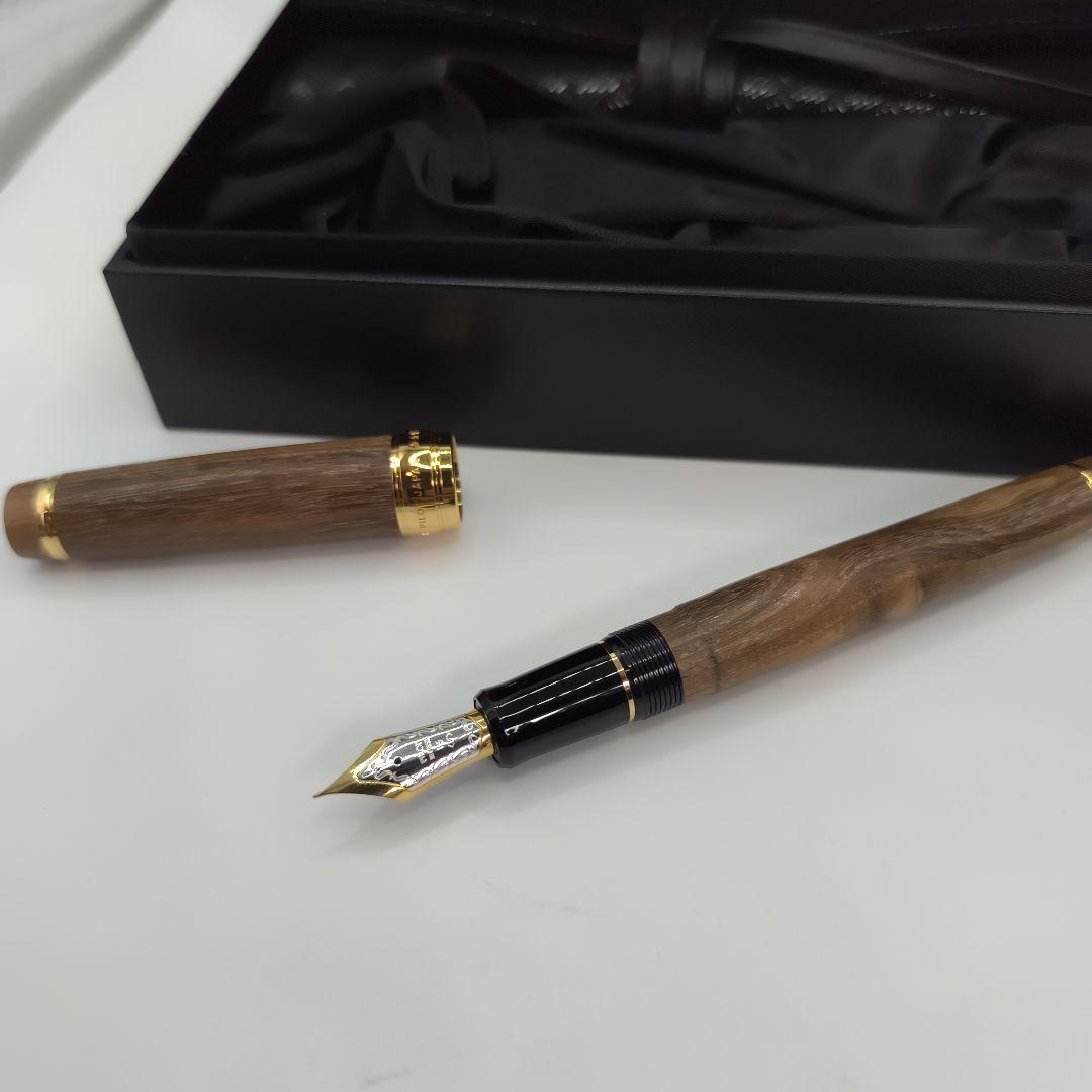 《*え様 木製万年筆 パイロット PILOT