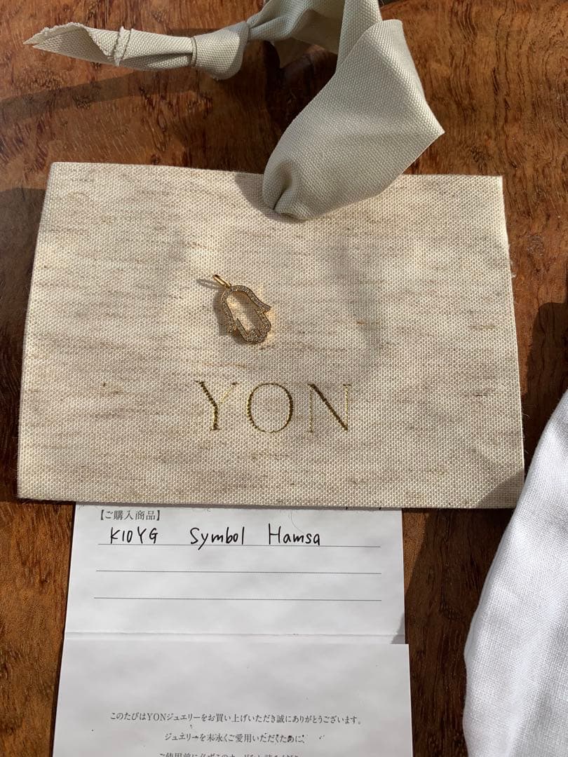 YON ヨン Symbol Hamsa シンボルハムサ K10YG チャーム