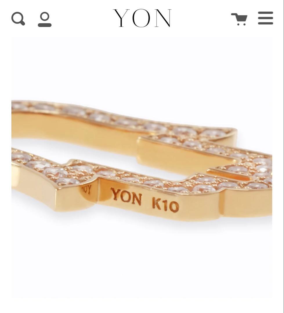 YON ヨン Symbol Hamsa シンボルハムサ K10YG チャーム