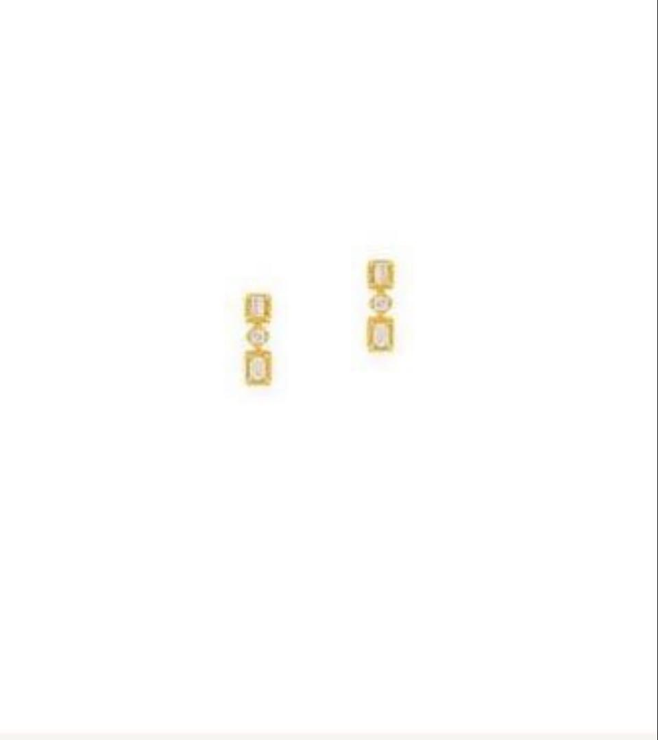 エ*ン様 agate アガット ダイヤモンドピアス