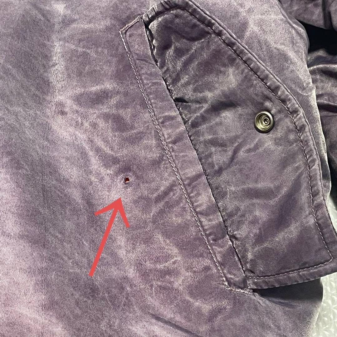 90s霜降り加工　COBLES MA-1 ボンバージャケット リバーシブルLL