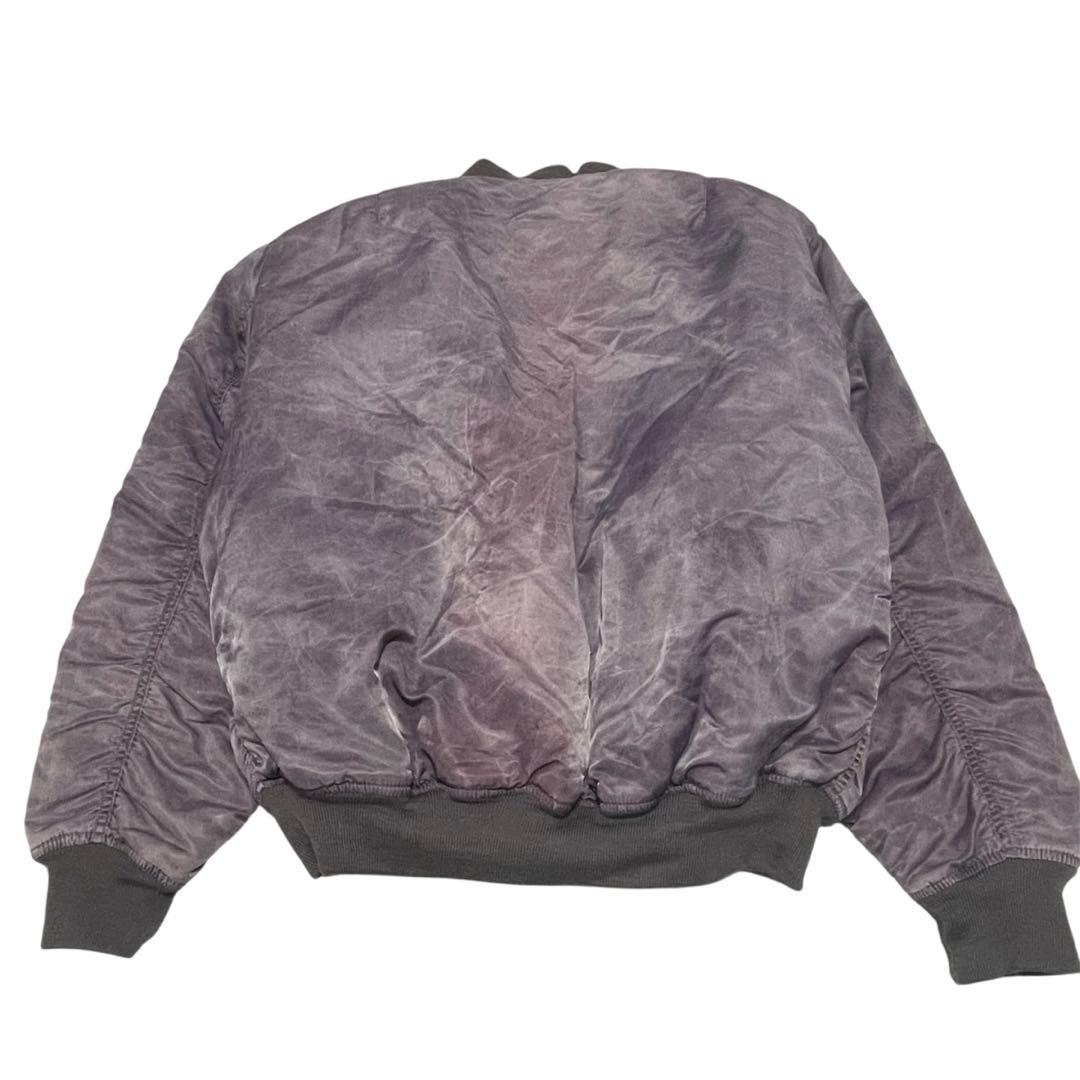 90s霜降り加工　COBLES MA-1 ボンバージャケット リバーシブルLL