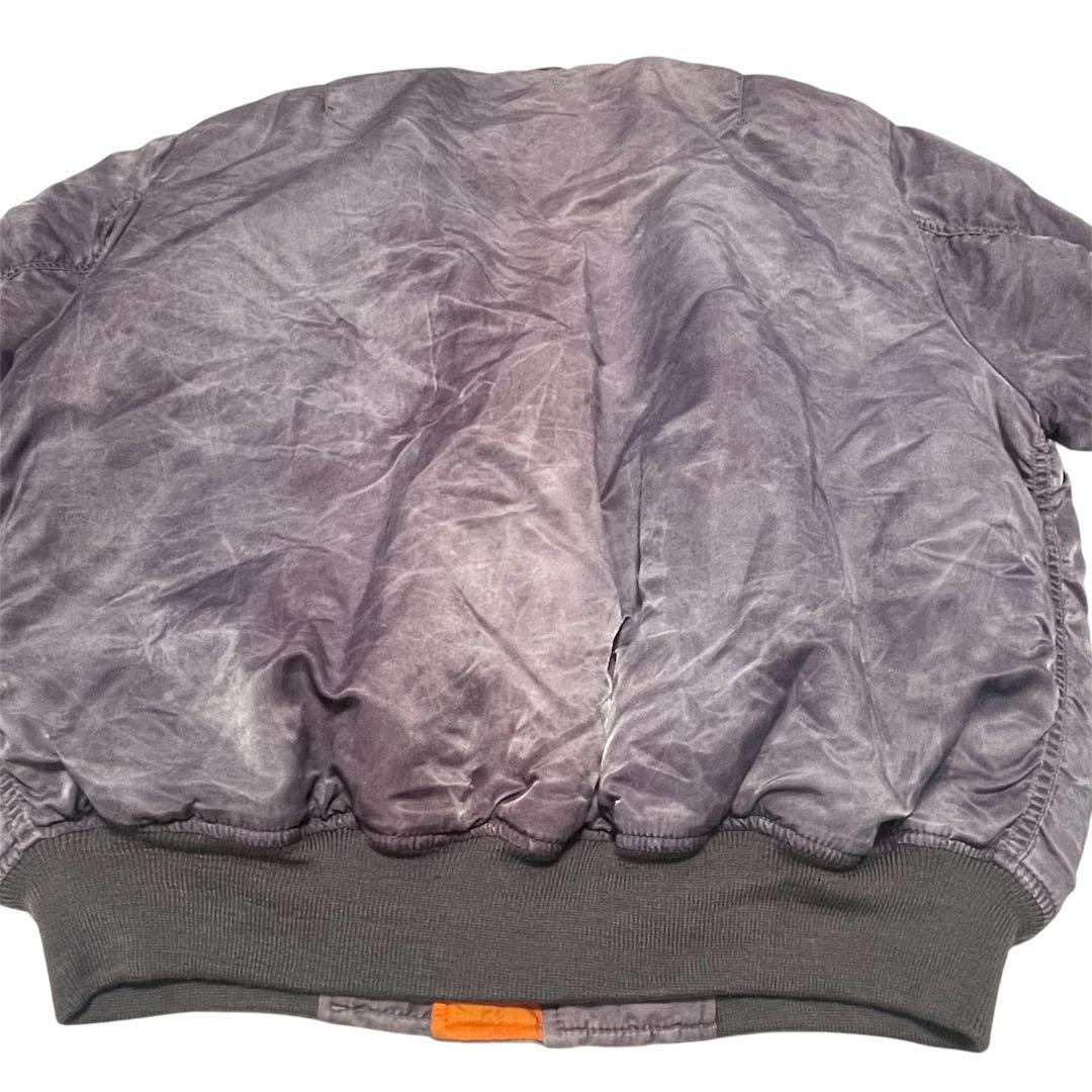 90s霜降り加工　COBLES MA-1 ボンバージャケット リバーシブルLL