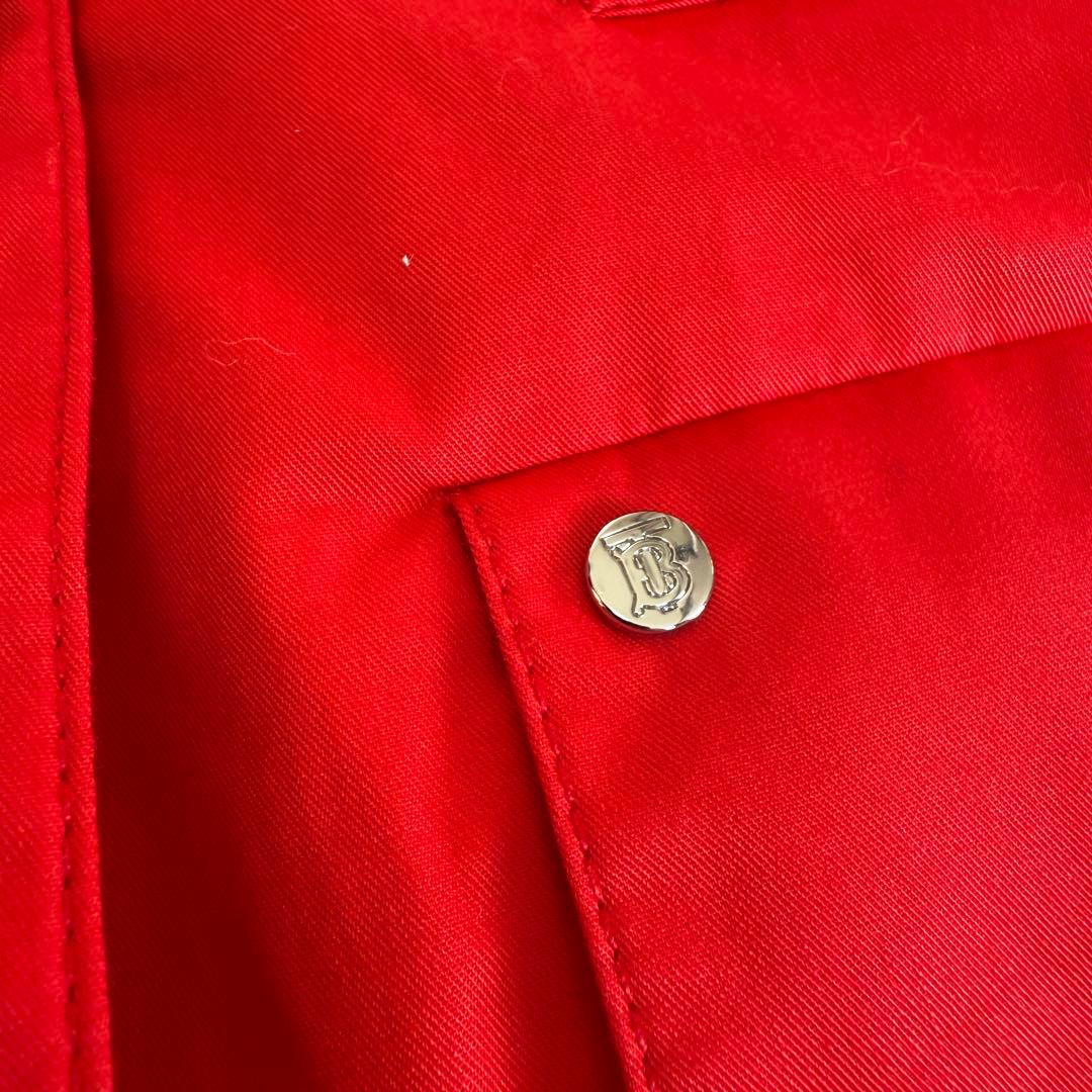 新品未使用　タグ付き　現行　バーバリー　ショートトレンチ コットン　14Y