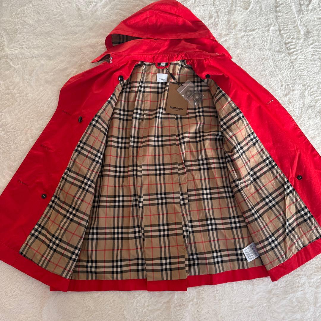 新品未使用　タグ付き　現行　バーバリー　ショートトレンチ コットン　14Y