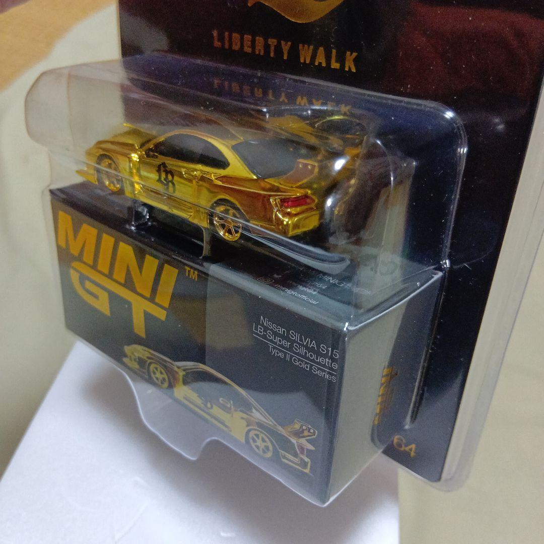 MINI GT LBWK 原宿限定 S15 シルビア ゴールドメッキ　新品未開封