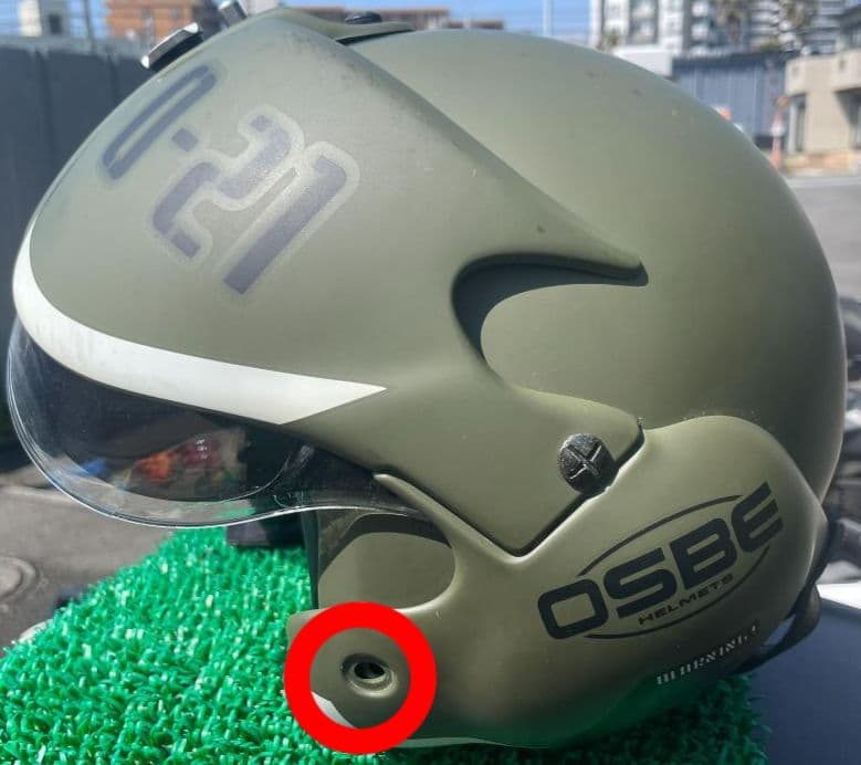 オズベ パイロットヘルメット (OSBE) XLサイズ