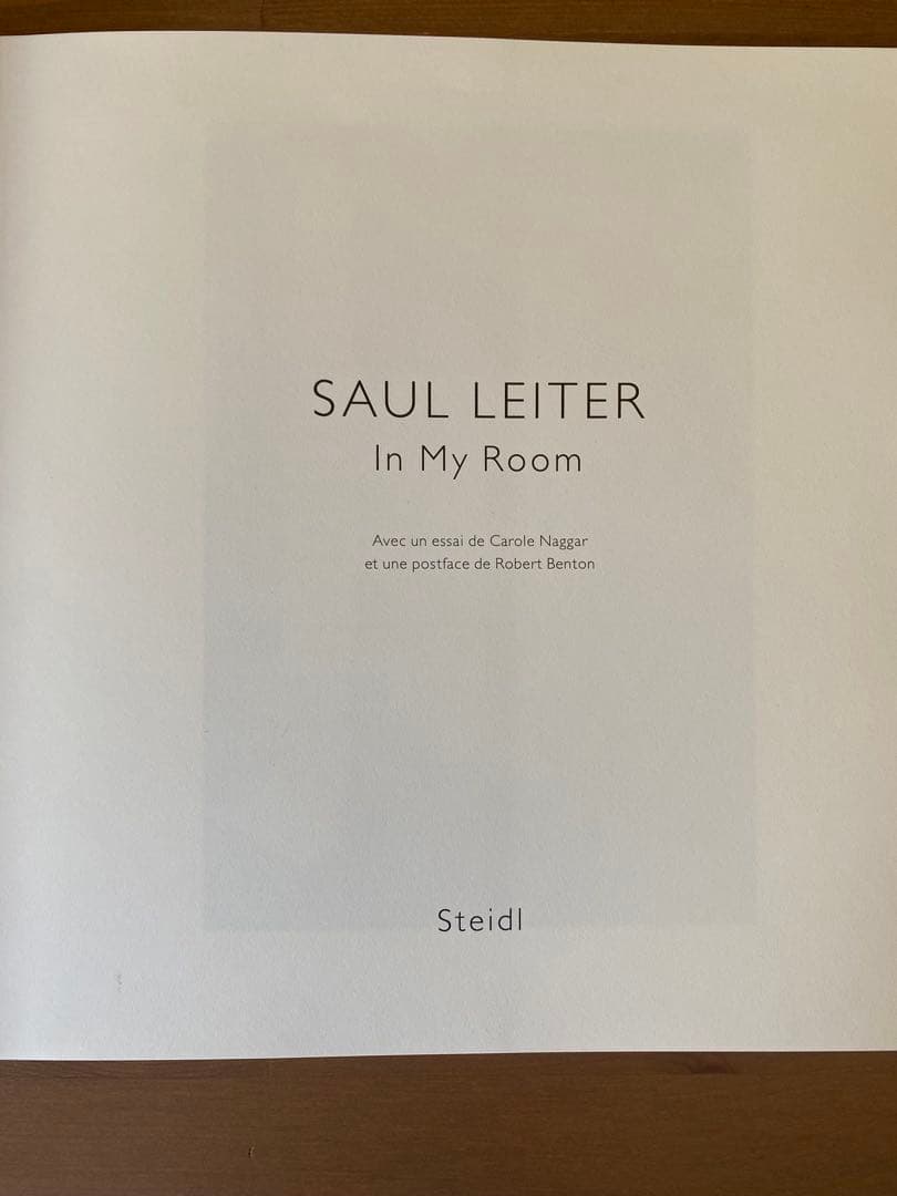 ソール・ライター　SAUL LEITER In My Room 写真集