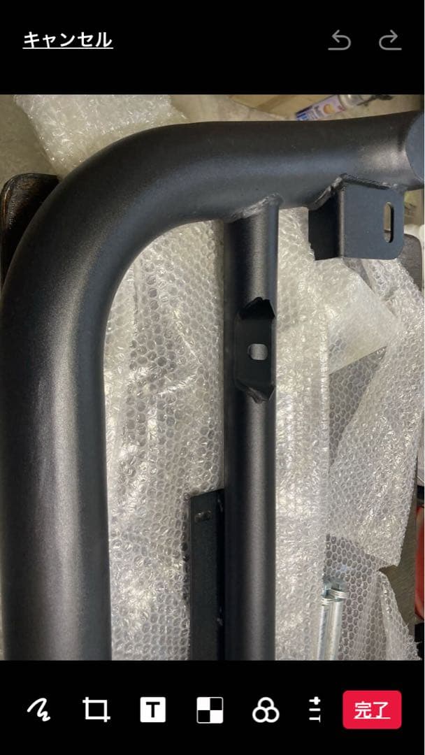 ★新品未使用★社外品　トヨタ　ハイエース 200系 標準ボディ用 バンパーガード