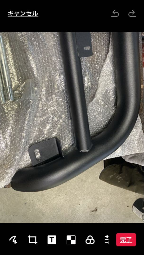 ★新品未使用★社外品　トヨタ　ハイエース 200系 標準ボディ用 バンパーガード