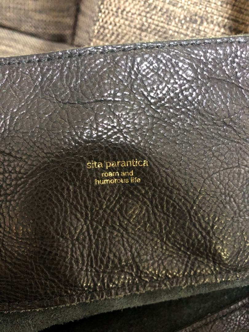 sita parantica BIGブラックトートバッグ