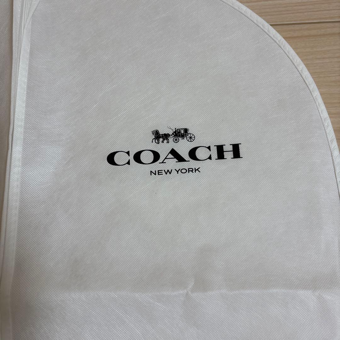 COACH フード付きベージュポンチョ