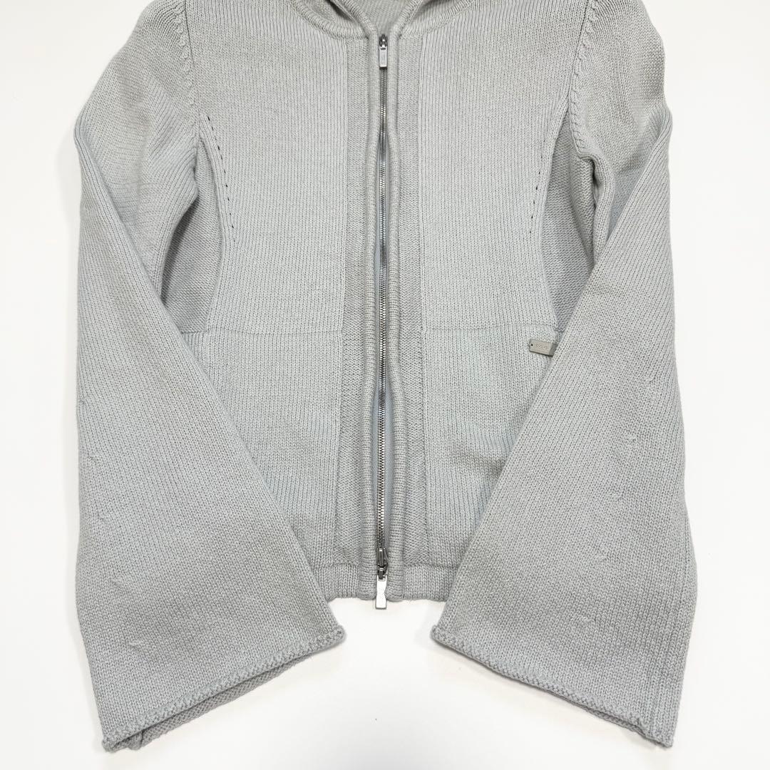 【美品】フォクシー リリーパーカー コットン カーディガン フーディー　38