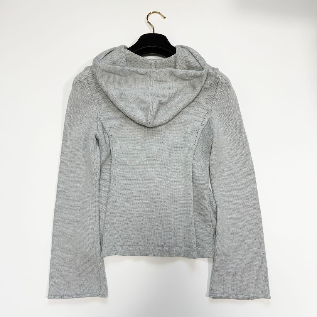 【美品】フォクシー リリーパーカー コットン カーディガン フーディー　38