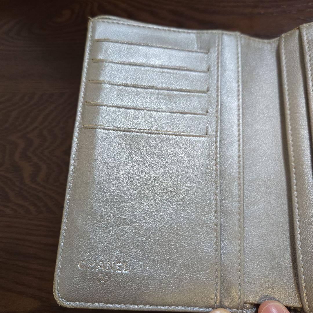 CHANEL　シャネル　カメリア　財布
