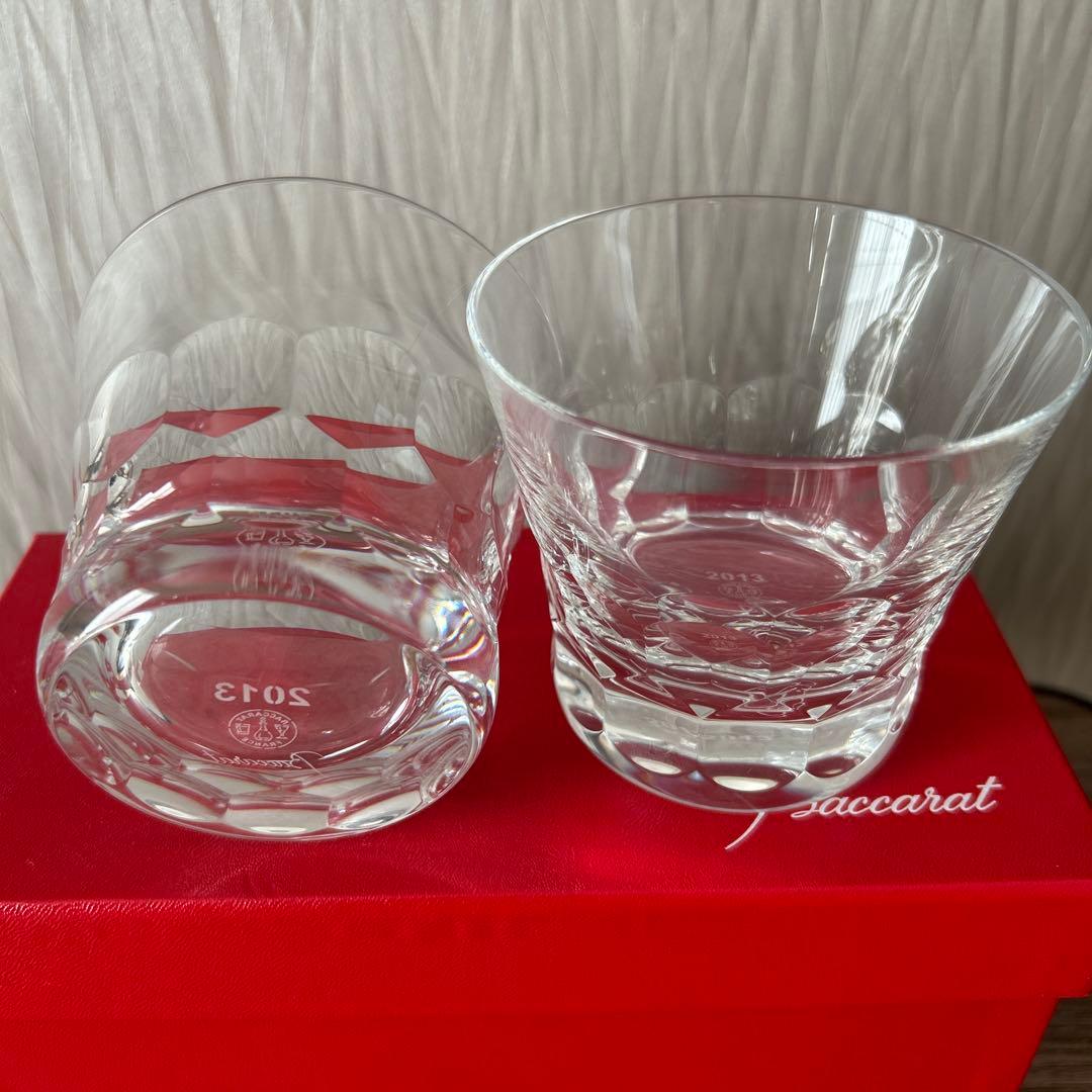 《新品未使用‼︎》Baccarat カットクリスタルグラス2個セット