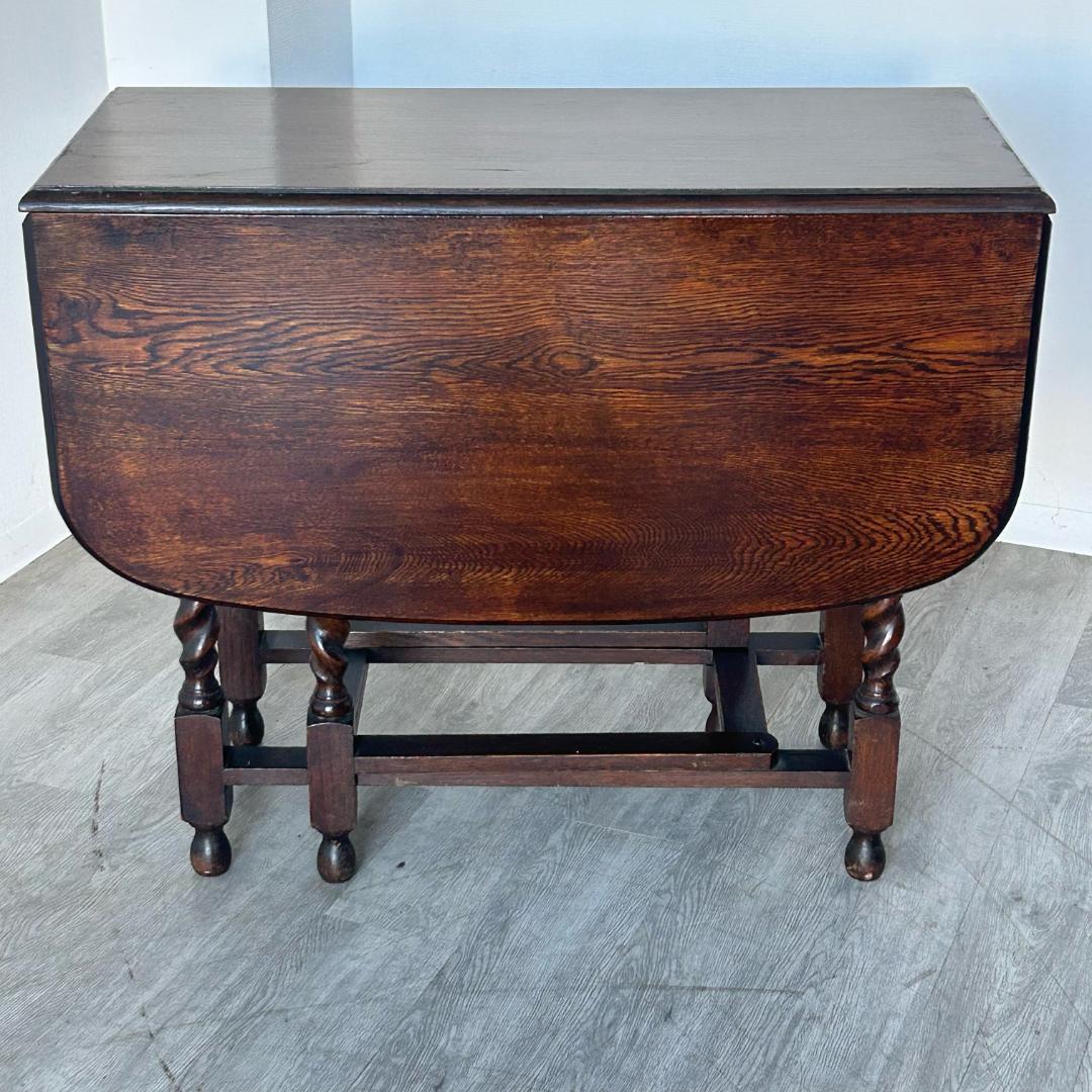アンティーク 家具 ゲートレッグテーブル 1930年頃 イギリス 英国 381A