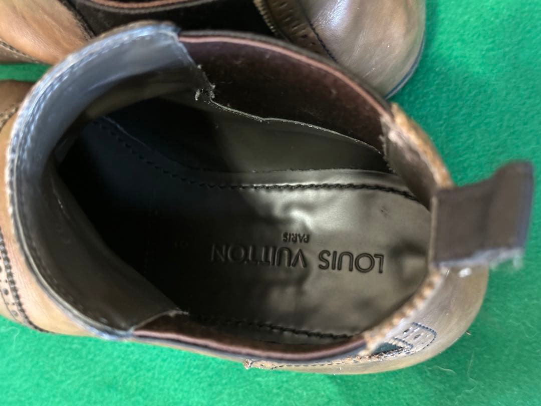 ルイヴィトン　ブーツ　サイドゴア