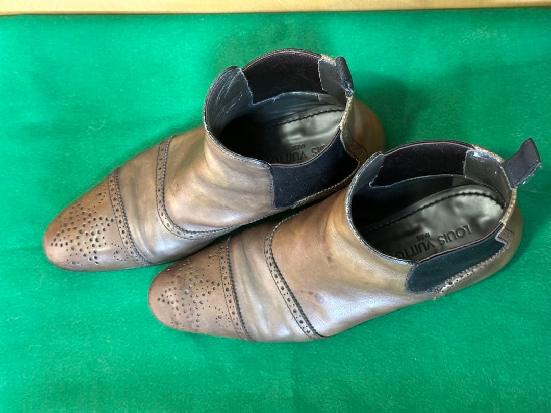 ルイヴィトン　ブーツ　サイドゴア