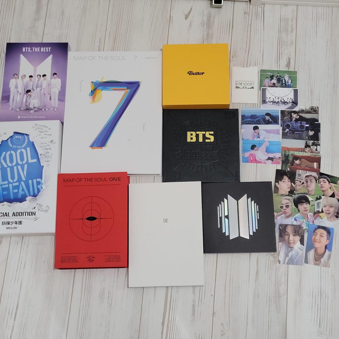 BTS CD DVD まとめ売り8点 ＋トレカ付き