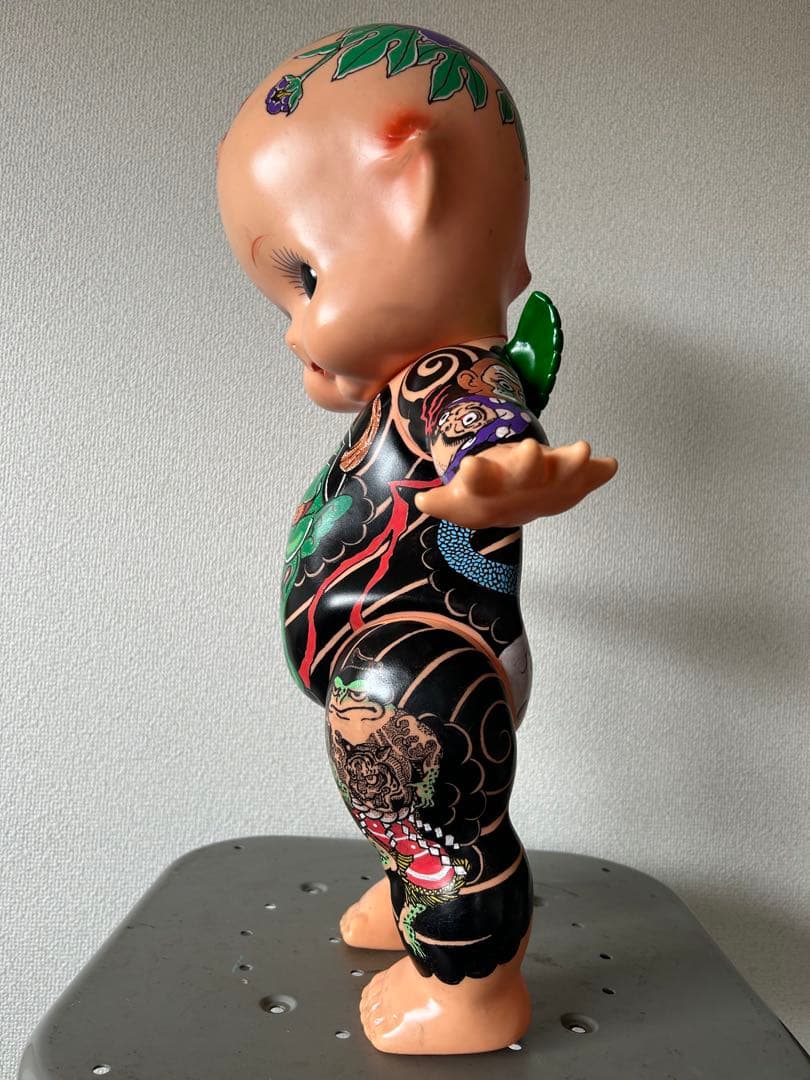 刺青キューピー　入れ墨キューピー　ソフビ
