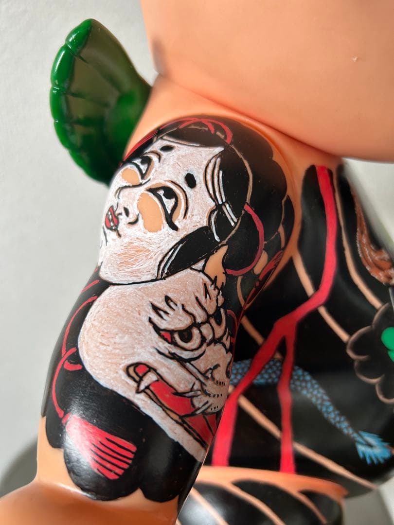 刺青キューピー　入れ墨キューピー　ソフビ