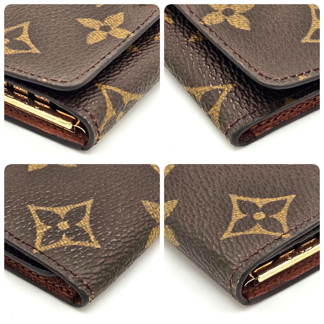 【美品】ルイヴィトン キーケース ミュルティクレ4 4連 モノグラム ブラウン