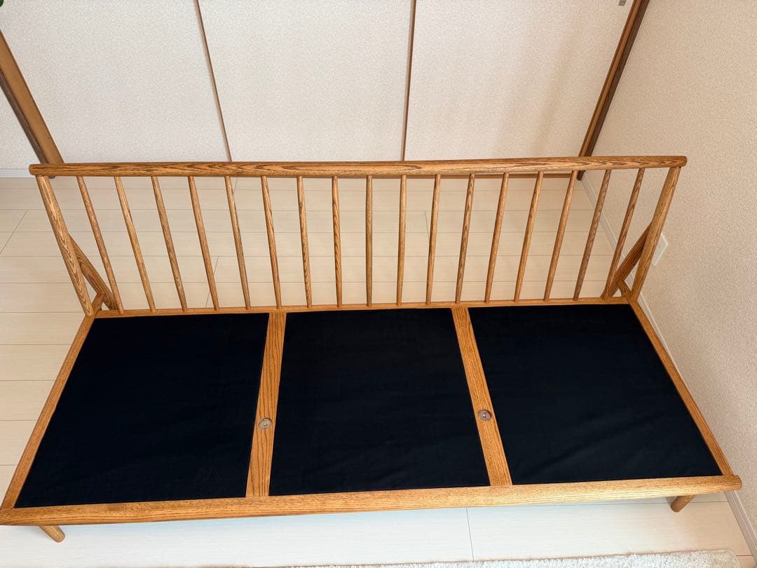 美品MOMONATURAL3人掛けソファ　ベージュ