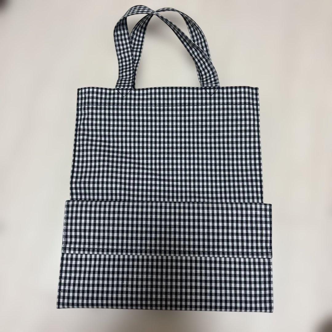 familiar ファミリア　トートバッグ 黒チェック