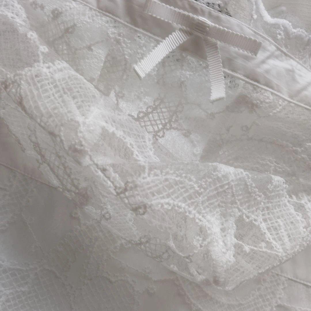 白レース仕立てコートサイズ42