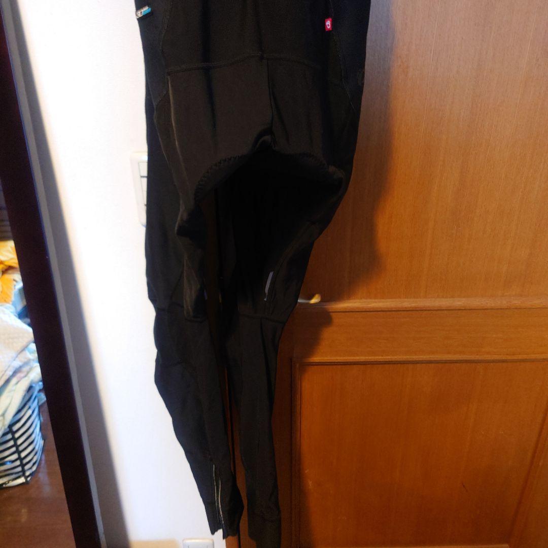 T6500-3DNP-1 ブラック ビブタイツ L パールイズミ 冬用