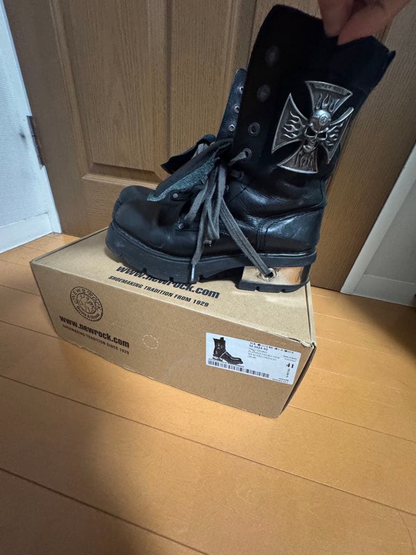 あ*様 ニューロック　バイカーブーツ