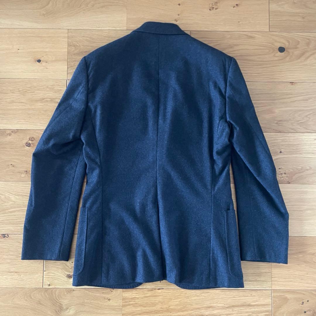 最高級！HERMÈS エルメス テーラードジャケット カシミア イタリア製 紺