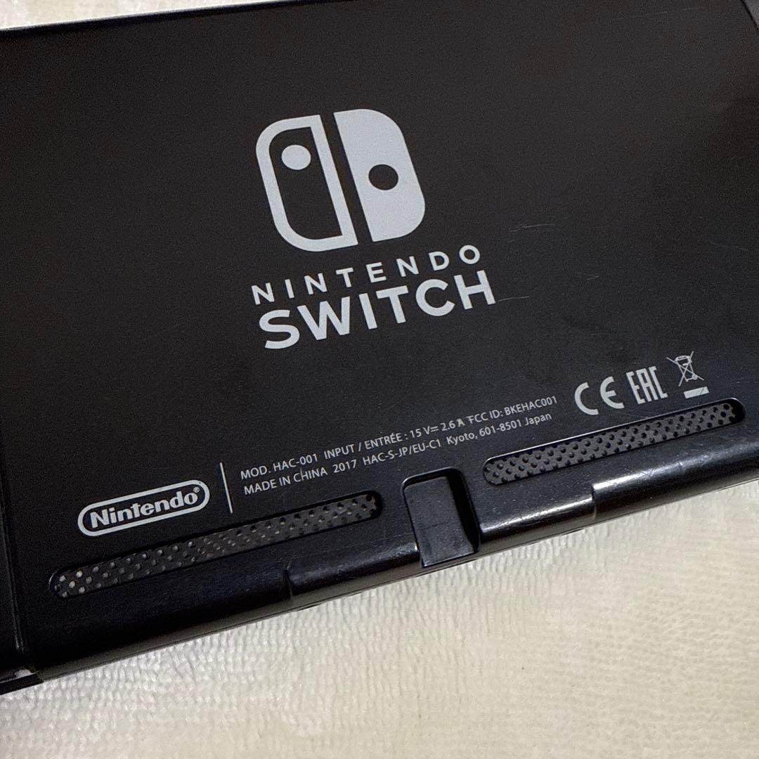 Nintendo Switch 本体 ブラック 2017年製造 ②