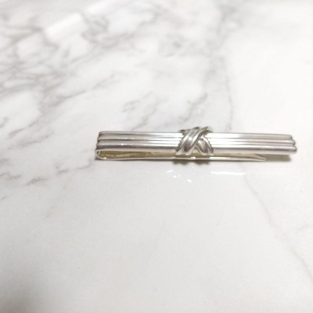 ティファニー　Tiffany　シルバー925　シグネチャー　ネクタイピン