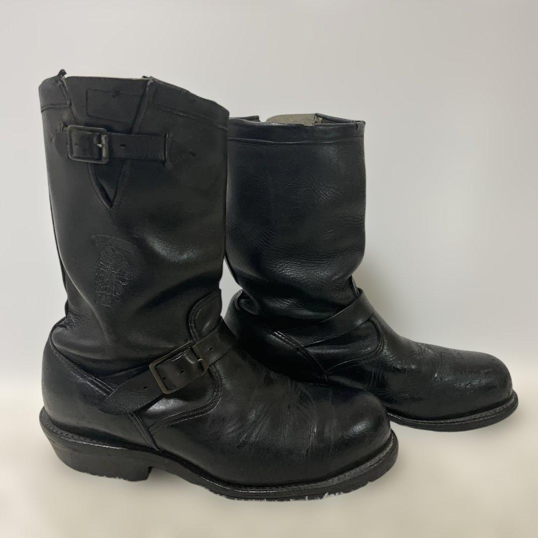 チペワ エンジニアブーツ 91080 スチールトゥ ブラック 8.5E 26.5