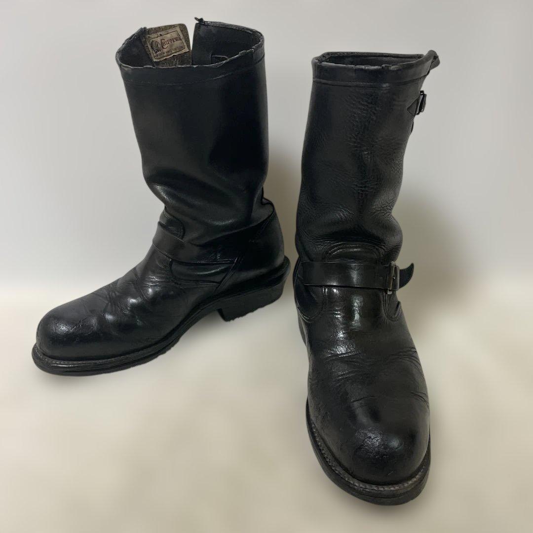 チペワ エンジニアブーツ 91080 スチールトゥ ブラック 8.5E 26.5