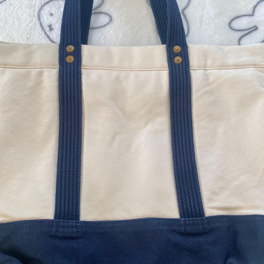 ラルフローレン ポロベア トートバッグ ベージュ ネイビー