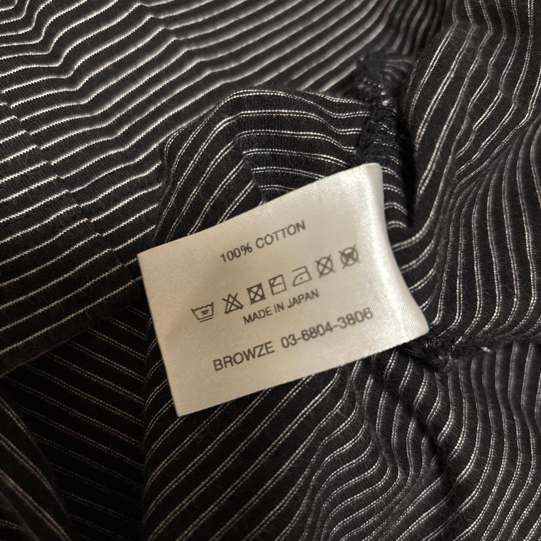 ennoy エンノイ 23SS ボーダーロンT サイズS ブラック