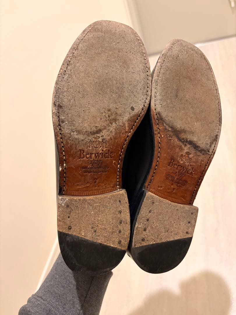 Berwick バーウィック タッセルローファー UK7