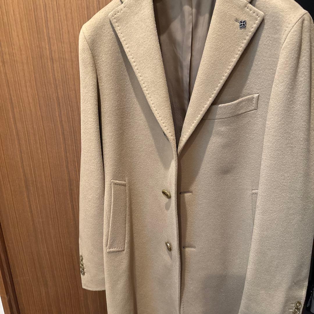 売り切り！新品未使用　TAGLIATORE カシミヤ100% コート　ベージュ