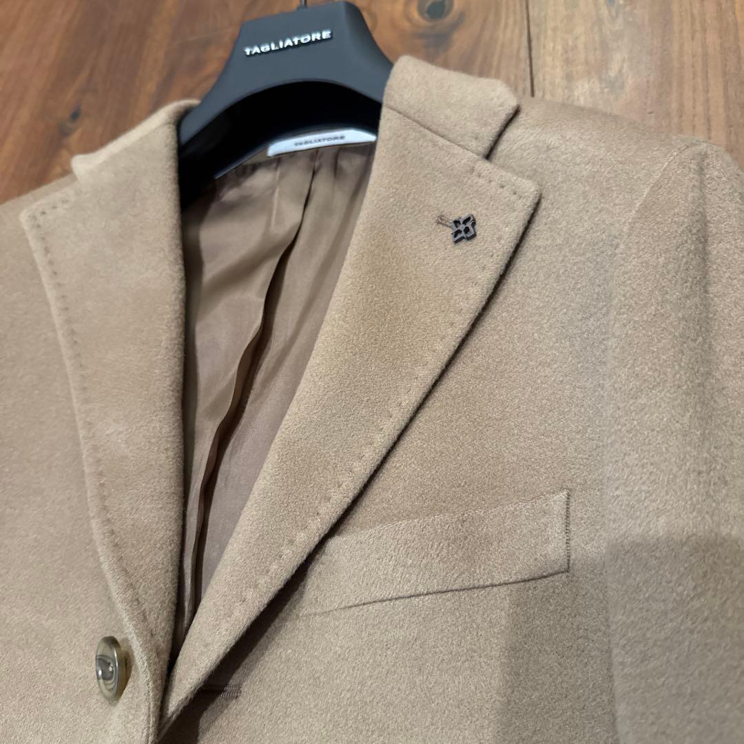 売り切り！新品未使用　TAGLIATORE カシミヤ100% コート　ベージュ