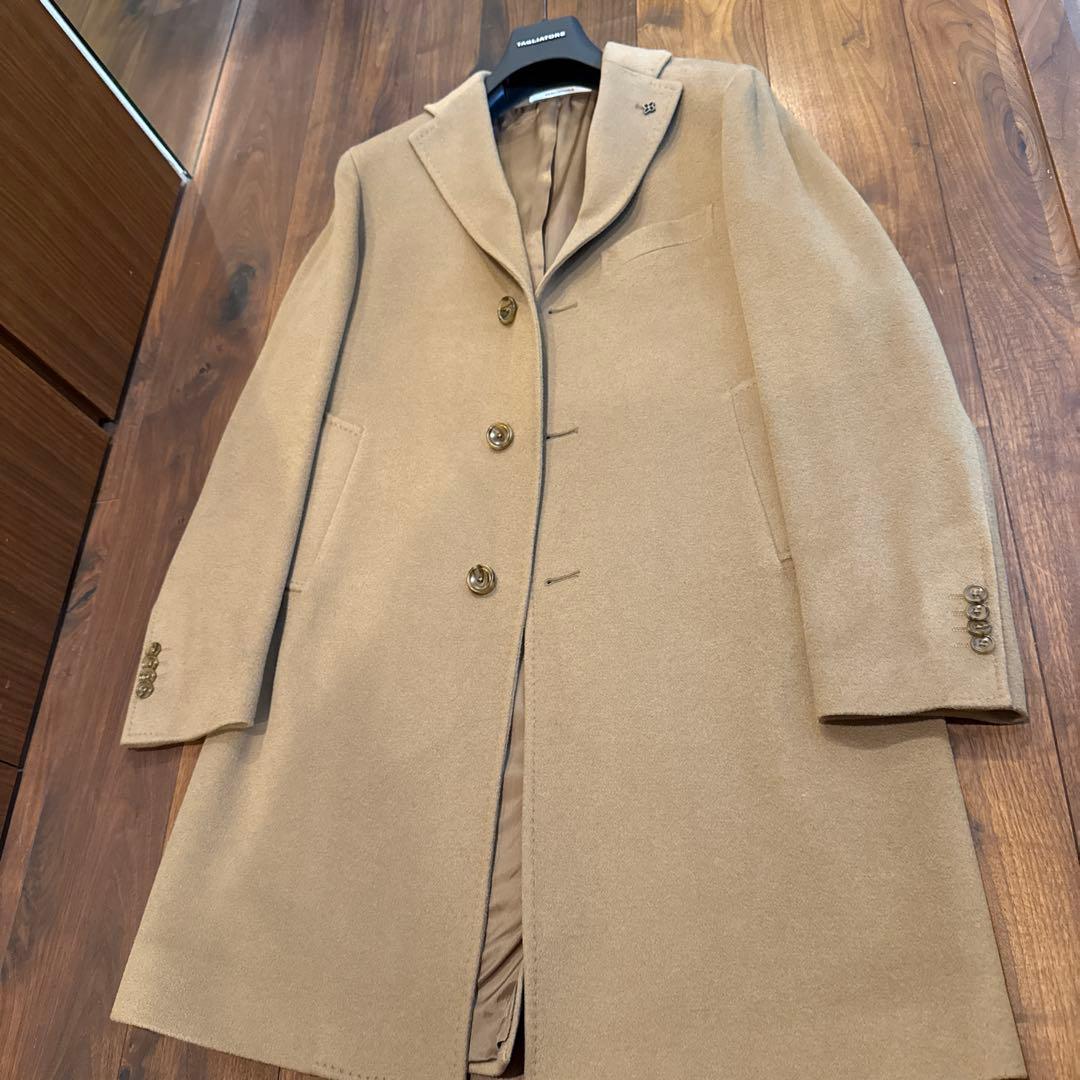 売り切り！新品未使用　TAGLIATORE カシミヤ100% コート　ベージュ