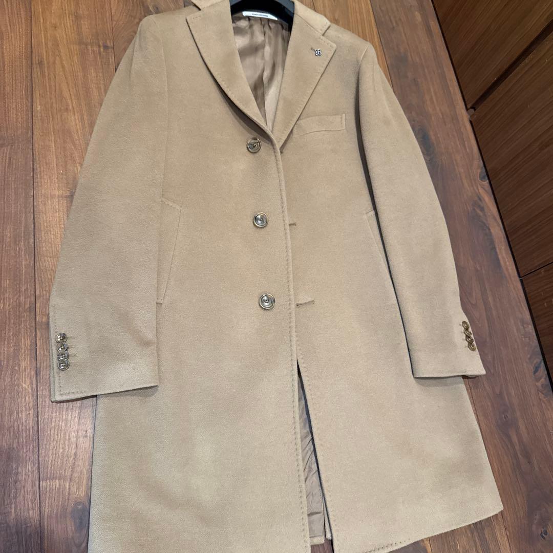 売り切り！新品未使用　TAGLIATORE カシミヤ100% コート　ベージュ