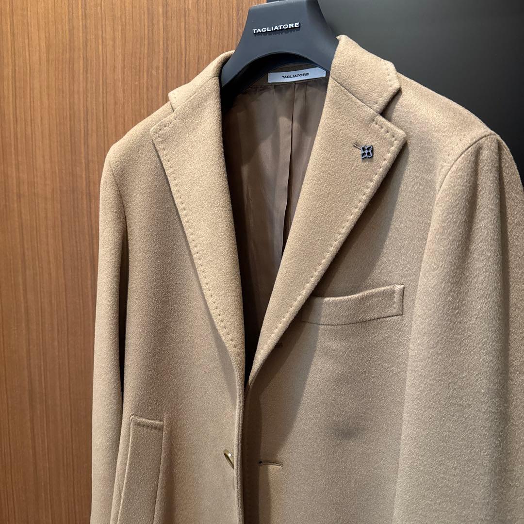 売り切り！新品未使用　TAGLIATORE カシミヤ100% コート　ベージュ